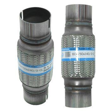 Гофра глушника на хомутах 60х150x240 універсальна 60x150х240/3-CL фото