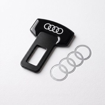 Заглушка ременя безпеки метал-силікон Audi 51326 фото