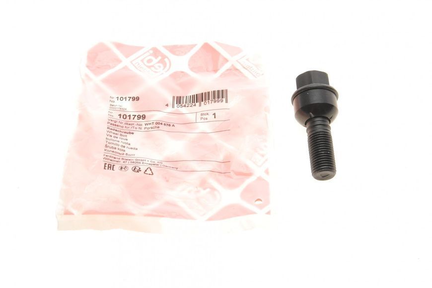 Болт колеса Porsche Cayman 05-13/Panamera 09-16/Cayenne 10- (M14x1.5mm) (Febi Bilstein) 101799 101799 фото