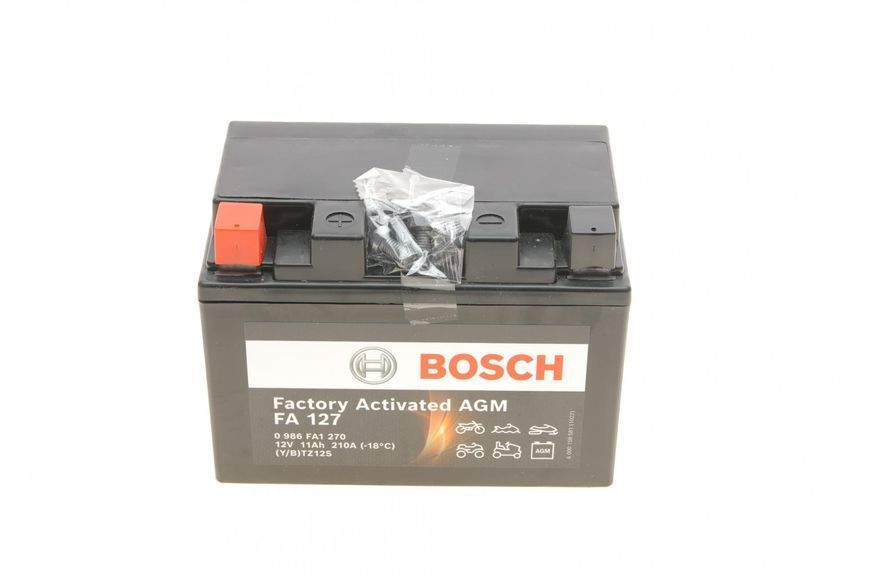 Акумуляторна батарея АКБ 11Ah/210A (150x88x110/+L/B0) (AGM) Factory Activated AGM (Bosch) 0 986 FA1 270 0 986 FA1 270 фото