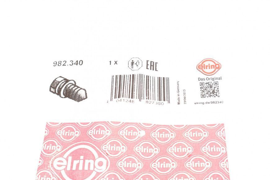 Болт сливной масла + шайба VW T4 1.9D 90-95 (M14x1.5) (Elring) 982.340 982.340 фото