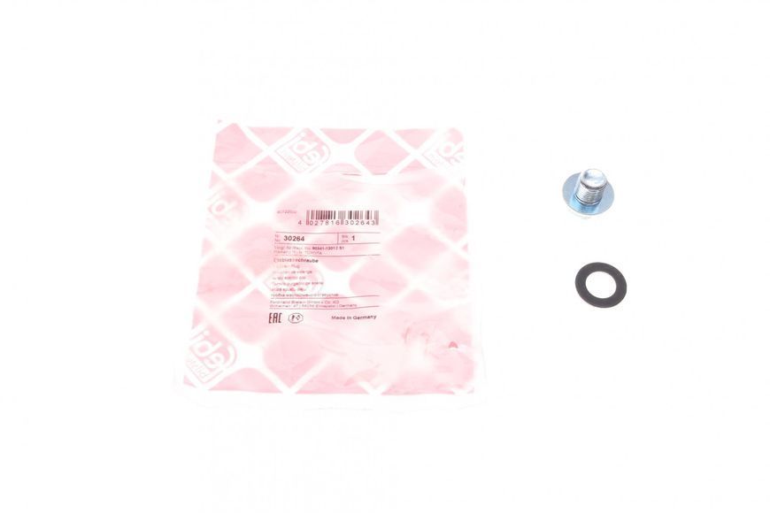 Болт зливу оливи Toyota Camry/Corolla/Lexus LS 86- (M12x1.25) (+уплотн. кільце) (Febi Bilstein) 30264 30264 фото