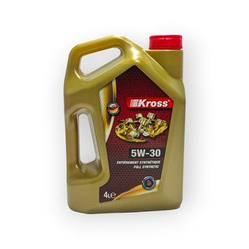 Олива моторна синтетика 5W30 (4 л) FULL SYNTHETIC Kross 43356 фото