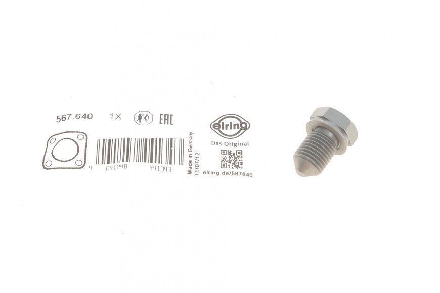 Болт зливу оливи VW Caddy III/T5/Crafter (Elring) 567.640 567.640 фото