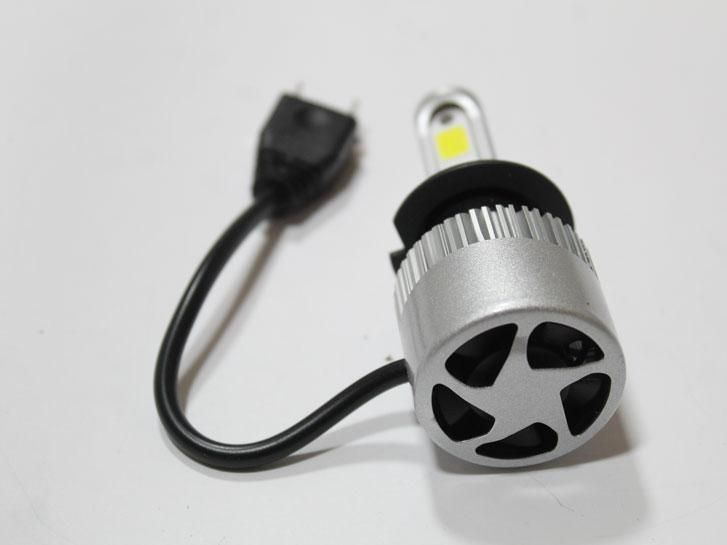 Лампа LED H7, диод COB/12V, 6000К/тип охлаждения- радиатор (металлический корпус) +вентилятор "C6" 50881 фото