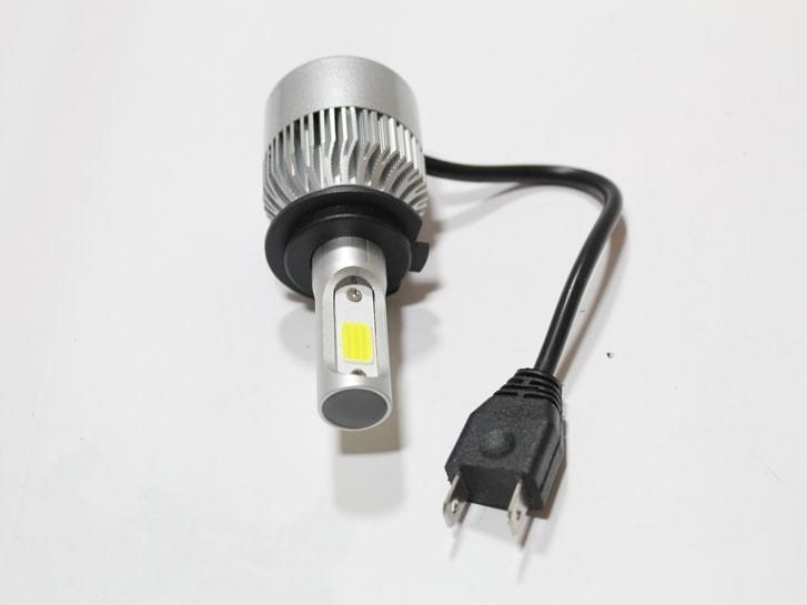 Лампа LED H7, диод COB/12V, 6000К/тип охлаждения- радиатор (металлический корпус) +вентилятор "C6" 50881 фото